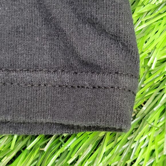 Pittsburgh-Steelers Shirt Large 23x26 Spellout Black Yellow - Picture 5 of 12